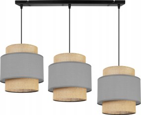 Mennyezeti Lámpa Lógó Csillár Hármas Lámpabúra Díszléc Boho Juta Étkező