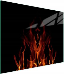 Üveg Vágódeszka 52x30 Tűz Edzett Üveg