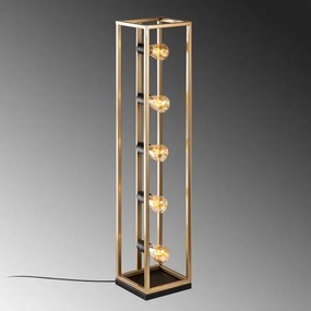 KAFES állólámpa 5xE27/40W/230V arany