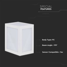 LED Kültéri fali lámpa LED/12W/230V IP65 4000K fehér