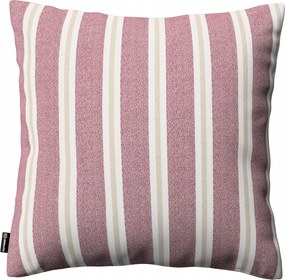 Párnahuzat 43x43 piros-bézs csíkos
