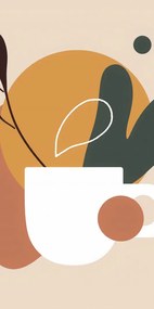 Poszter 50x100cm Reggeli kávé