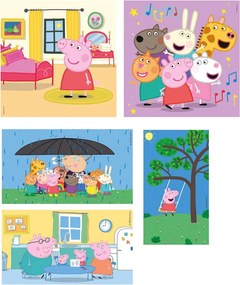 Peppa malac Life 10 az 1-ben puzzle Clementoni