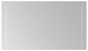 LED-es fürdőszobatükör 40x70 cm