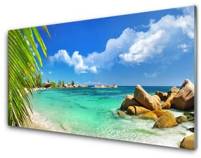 Üvegkép Sea Rock Landscape 125x50 cm
