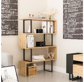 Asir ADRIANA könyvtár 124x91,5 cm bézs/fekete 875ZNA3624