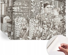 Dekoratív öntapadós fotótapéta Hálószobába Virágos portrék 416x254