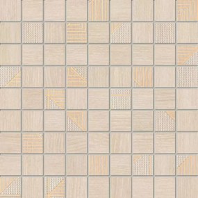 Domino Woodbrille Beige Mosaic dekorcsempe