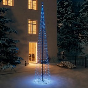 kúp alakú karácsonyfa 752 kék LED-del 160 x 500 cm