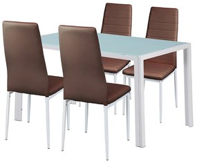 Liana 4+1 étkező garnitúra barna