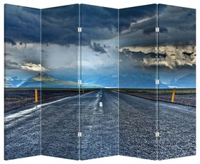 Paraván - vihar az úton (210x170 cm)
