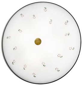 Kolarz 731.U14.4.70- Mennyezeti lámpa NONNA 4xE27/60W/230V átm. 54 cm zöld/réz