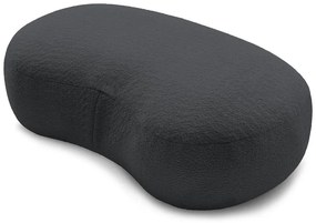 Sötétszürke buklé szövet lábtartó Saint-Germain – Bobochic Paris