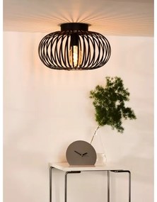 Lucide 78174/40/30 - Mennyezeti lámpa MANUELA 1xE27/60W/230V átm. 39,5 cm fekete
