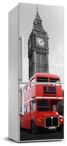 Hűtőre ragasztható matrica London busz FridgeStick-70x190-f-79246105