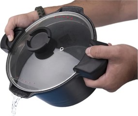 Pasta Grande tapadásmentes, alumínium edény üvegfedővel, 5,5 l - Orion