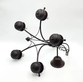 Brilagi - LED lánc csillár COTTAGE 5xE14/40W/230V tölgy/fehér