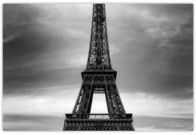 Kép - Rózsaszín autó Párizsban (90x60 cm)