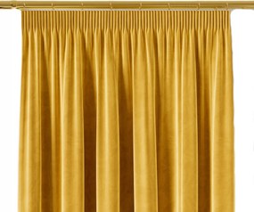 Velvi szalagfüggöny 140x250 sárga