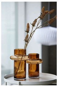 Tube narancssárga üveg váza, magasság 20 cm - Lyngby Glas