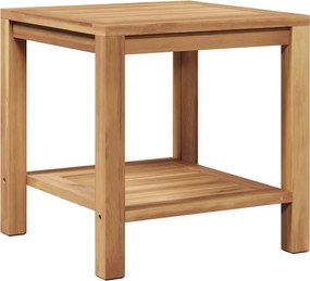 vidaXL Dohányzóasztal Barna 45 x 45 x 45 cm Tömör tíkfa
