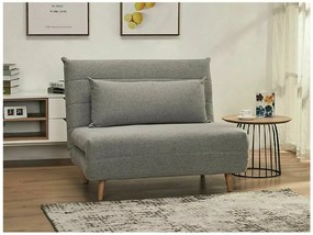 Szürke kihúzható fotel SPIKE