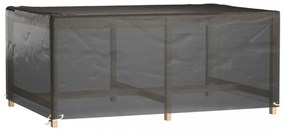 2 db téglalap alakú kerti bútorhuzat 8 fűzőlyukkal 180x122x75cm