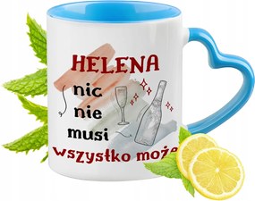 Helena KĂ©k Bögre SzĂv AlakĂș FĂŒllel KĂĄvĂ© AjĂĄndĂ©k
