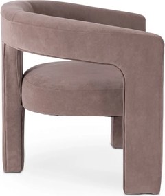 Design Fotel sötét bézs színben. LILLE