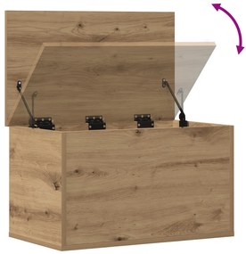 Tárolódoboz Fedelekkel Művészeti tölgy 60x35x35 cm Műszaki fa