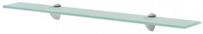 2 db lebegő üvegpolc 70 x 10 cm 8 mm