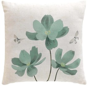 Lenkeverék díszpárna 45x45 cm Palmiflore – douceur d'intérieur