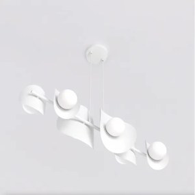 Kábelre szerelhető csillár ELEMENTI 6xG9/8W/230V fehér
