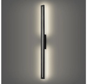 Brilagi - LINEO kĂŒltĂ©ri LED fali lĂĄmpatest, 24W, 230V, 4000K, IP65, fekete