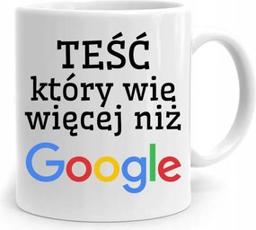 Ajándék Bögre Az Apósnak Többet Tud, Mint A Google fényképes nyomattal