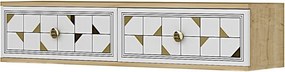 Moka 120 - Sapphire Oak, White, Gold