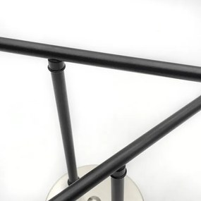 Brilagi - Felületre szerelhető csillár MALIVA 4xE14/15W/230V matt króm/füstszínű