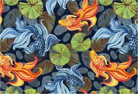 Dekoratív Fotótapéta Hálószobába Hal minták 152x104 Ragasztó