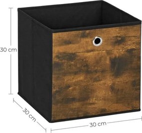 Összecsukható tárolódobozok, 6 kockából álló készlet