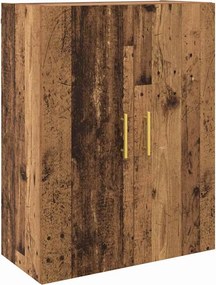 vidaXL Fali Szekrény Öreg fa 69,5 x 34 x 90 cm Faanyag