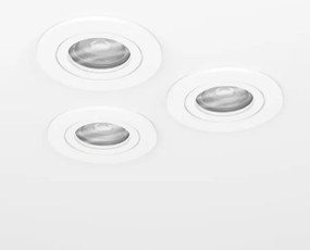 Eglo 902235 -SZETT 3xLED fürdőszobai beépíthető mennyezeti lámpa BARRANCO 1xGU10/4,5W/230V IP44 fehér