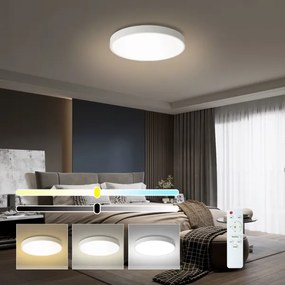 Brilagi - dimmelhető LED lámpatest POOL LED/60W/230V 3000-6000K átm. 60 cm fehér + távirányító