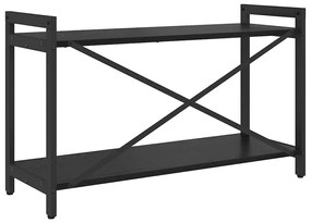 Könyvszekrény Musta tammi 80 x 30 x 48.5 cm Faanyag