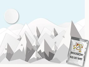 Fotótapéta Flizelina Gyerekeknek Pasztell Hegyek Ég 300x210 ragasztó