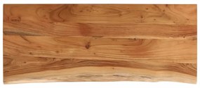 tömör akácfa téglalap alakú asztallap 90 x 40 x 2,5 cm