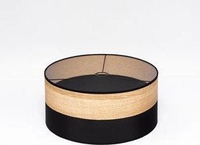 ALBA kábelre szerelt csillár 1xE27/15W/230V, átm. 45 cm, fekete/barna