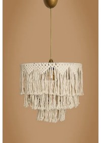 Zsinóros csillár RIMINI 1xE27/40W/230V krémszínű