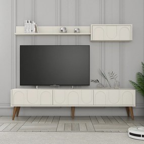 TV szekrény Lyon 2 - Krém, Diós