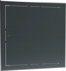 RevĂziĂłs ajtĂł fĂ©m fedĂ©l inst 70x70 grafit