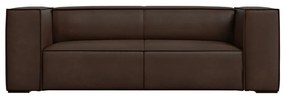 Sötétbarna bőr kanapé 212 cm Madame – Windsor & Co Sofas